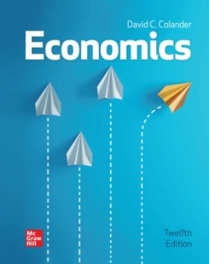 Solution Manual for Economics 12th Edition Colander